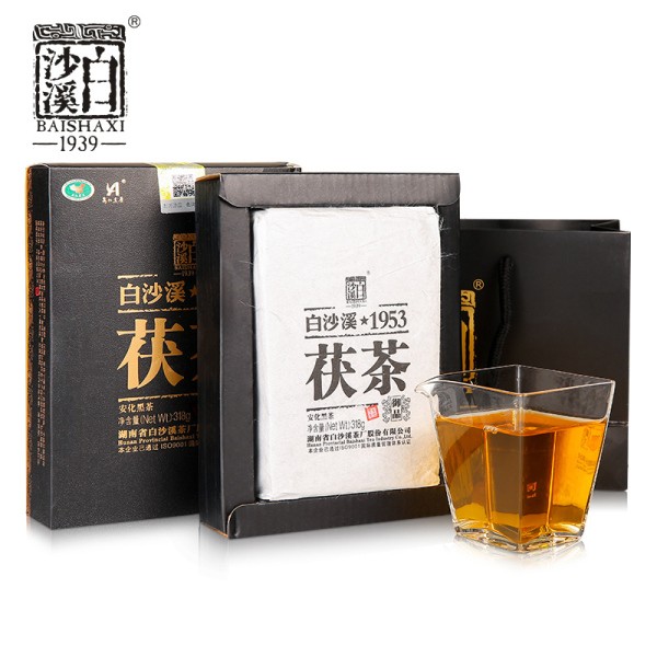 白沙溪安化黑茶金花獲磚特級御品獲茶318g 白沙溪安化黑茶金花獲磚特級御品獲茶318g